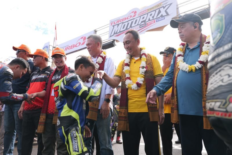 Dukung Potensi Prestasi Pemuda, Kapolda Sumsel Pimpin Flag Off Final Race Kejurnas Motoprix Lahat