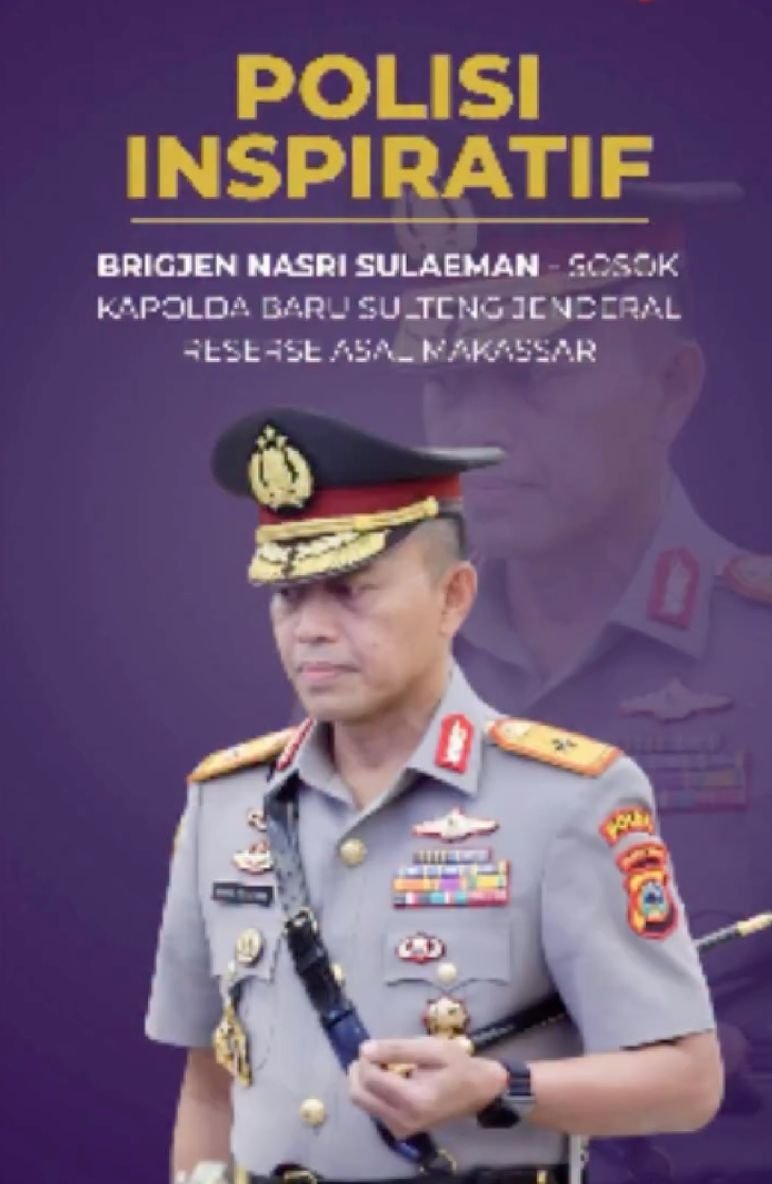 Sosok Brigjen Nasri Sulaeman, Jenderal Asal Makassar yang Kini Jadi Kapolda Sulteng