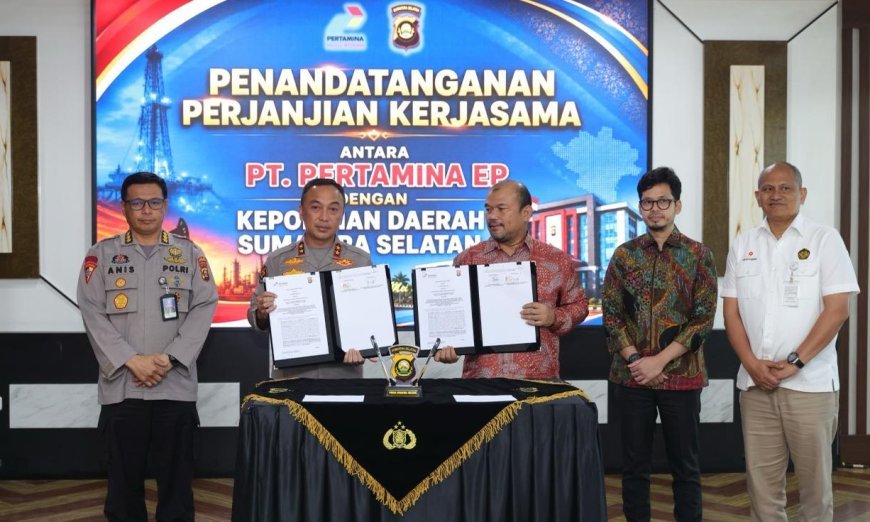 Kapolda Sumsel Jalin Kerja Sama Strategis dengan PT Pertamina EP